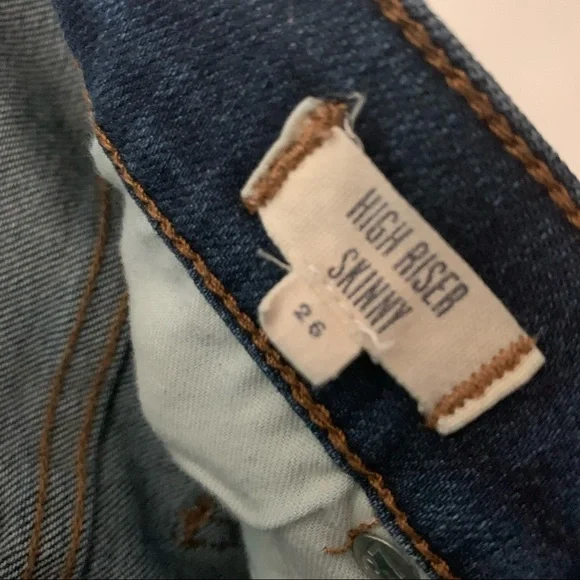 Madewell High Riser Skinny Jeans in Atlantic - Picture 7 of 9